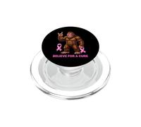 Sasquatch Crede per una cura divertente consapevolezza del cancro al seno PopSockets PopGrip per MagSafe