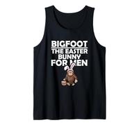 Sasquatch Easter Funny Bigfoot The Easter Bunny per Uomo Canotta