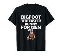 Sasquatch Easter Funny Bigfoot The Easter Bunny per Uomo Maglietta