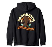 Sasquatch Il Pacifico Nord-Ovest PNW Bigfoot Felpa con Cappuccio
