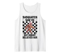 Sasquatch Mi ha Visto ma Nessuno Gli Crede Bigfoot Coquette Canotta