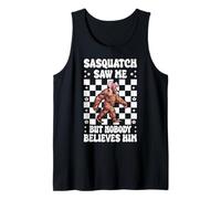 Sasquatch Mi ha Visto ma Nessuno Gli Crede Bigfoot Coquette Canotta