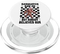 Sasquatch mi ha visto ma nessuno gli crede Bigfoot Coquette PopSockets PopGrip per MagSafe
