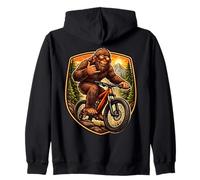 Sasquatch Mountain Bike Rider Big-Foot Shaka Downhill Amante Felpa con Cappuccio