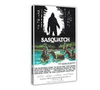 Sasquatch, poster su tela The Legend of Bigfoot, decorazione artistica da parete per soggiorno, camera da letto, decorazione con cornice, 20 x 30 cm