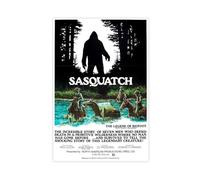 Sasquatch, poster su tela The Legend of Bigfoot, decorazione artistica da parete per soggiorno e camera da letto, senza cornice, 20 x 30 cm