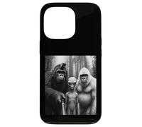 Sasquatch Yeti Alien Selfie, Funny Bigfoot Hiking Vlog Custodia per iPhone 13 Pro