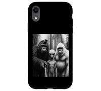 Sasquatch Yeti Alien Selfie, Funny Bigfoot Hiking Vlog Custodia per iPhone XR