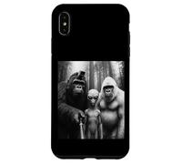Sasquatch Yeti Alien Selfie, Funny Bigfoot Hiking Vlog Custodia per iPhone XS Max
