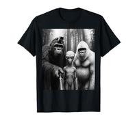 Sasquatch Yeti Alien Selfie, Funny Bigfoot Hiking Vlog Maglietta