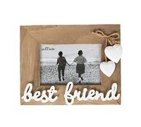 Sass & Belle Ashley Farmhouse - Cornice portafoto in piedi con scritta "Best Friend"