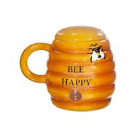 Sass & Belle Beehive Mug con coperchio