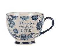 Sass & Belle Blue Willow Floral Mug - Ceramic Coffee Mug Designed for Tea Coffee