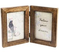 Sass & Belle, Doppia Cornice portafoto, Legno Scuro