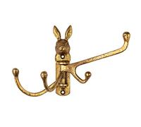 Sass & Belle - Gancio a forma di coniglio, colore: Oro