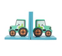 Sass & Belle Green Tractor Bookends