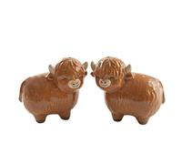 Sass & Belle Highland Cow - Saliera e pepiera