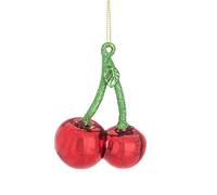 Sass & Belle Pallina di Natale a forma di ciliegie rosse