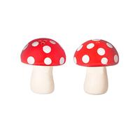 Sass & Belle Red Mushroom Salt and Pepper Set