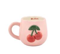 Sass & Belle RJB XDC791 - Tazza dipinta a mano, motivo: ciliegie