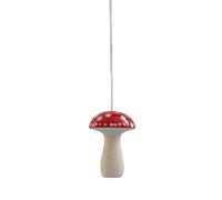 Sass & Belle Sass and Belle - Corda decorativa per la luce del bagno in ceramica, a forma di fungo