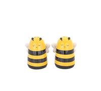 Sass & Belle Sass and Belle - Set sale e pepe a forma di ape, in ceramica, per tavolo da pranzo, perfetto come regalo e decorazione per la cucina, accessori per la casa e la cucina