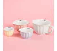 Sass & Belle Set di 4 misurini retrò pastello