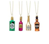 Sass & Belle Set di 4 palline di Natale