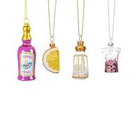 Sass & Belle - Set di 4 Palline di Natale a Forma di Tequila