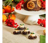 Sass & Belle Set di 4 palline per budino di Natale