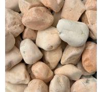 Sassi Decorativi Ciottoli per Giardino Vasi e Aiuole Rosa Corallo 25-40mm 25kg