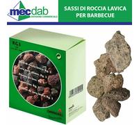 Ompagrill Sassi di roccia lavica per barbecue Confezione 3 kg