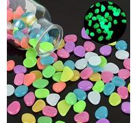 Sassi luminescenti, pietre che brillano, mini decorativi per esterni, giardini, prati, cortili, acquari, vasche, camminamenti e sentieri illuminati a luce o solare