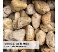 Sassi per Giardino Giallo Siena Decorativi per Esterno e Aiuole Confezione 25kg