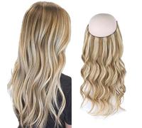 Sassina Estensioni Di Capelli Con Filo Invisibile, Capelli Umani Reali Con Filo Trasparente, Dimensione Regolabile, Clip Sicura, Dritto Naturale, Segreto, Miracolo, Filizzo, Evidenziato P8-60, 18", 80