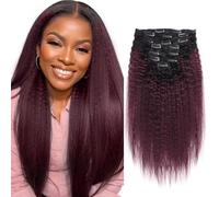 Sassina Remi - Extension per capelli umani grezzi non trasformati a doppia trama, 120 g per confezione con 17 clip TN99J da 30,5 cm