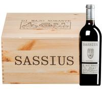 Sassius Aglianico Riserva Molise DOC 2017 (BIO) 6 bottiglie in cassetta di legno 4,5 l