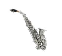Sassofoni per gli amanti della musica Sassofono soprano argento Si bemolle per principianti(Saxophone set)