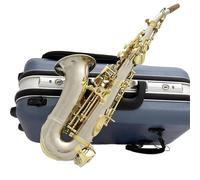 Sassofoni Per Principianti Sassofono Soprano In Si Maggiore Con Tubo Piegato In Lega Di Rame E Nichel Non Verniciato Custodia