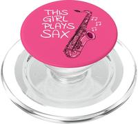 Sassofonista, questa ragazza suona Sax, sassofonista PopSockets PopGrip per MagSafe