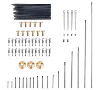 Sassofono 92 Pezzi/Batch Di Parti Di Riparazione Sassofono Impostare Le Viti A Rulli A Rullo Tasto Sassofono set di sassofono