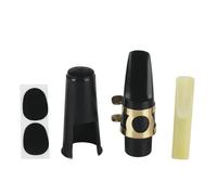 sassofono Accessori per Strumenti Musicali Bocchino Per Sassofono Soprano Tenore Alto In Plastica Con Cappuccio Fibbia In Metallo Reed Dental Pad Accessori Per Strumenti A Fiato (Color : Alto)
