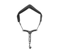 sassofono Accessori per Strumenti Musicali Cinghia Per Sassofono Collo Sax Spalla Sling Neckband Cinghie Regolabili Imbracatura Alto Accessori In Metallo Cordino A Scatto (Color : Bk)