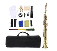 Sassofono Acuto Tubo Dritto B Giù Sassofono Intagliato Suona Accessori Per Set Di Strumenti A Fiato Per Sassofono In Ottone