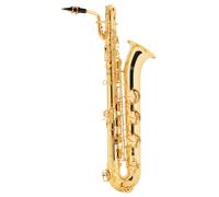 Sassofono Baritone Ottone Sax Basso Set Bocchino Tracolla Panno Politura Brass