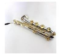 Sassofono Baritono Mib Ottone Nicke Corpo In Argento Chiave D'oro Sax Strumento Musicale Con Custodia Per Bocchino Sassofono per principianti Kit