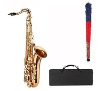 Sassofono BB Bb B-flat Tenor Saxophone Saxofono Con Bocchino Cinturino Per Custodia Per Custodia Per Il Trasporto Kit principianti sax