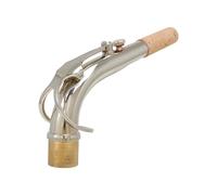 Sassofono Contralto Collo Piegato Ottone Argento Collo Piegato Bocca Per Pipa Contralto Accessori Per Strumenti A Fiato Da 2,5 Cm