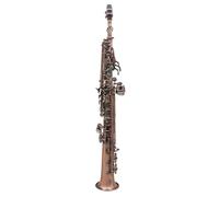 Sassofono Contralto Diritto In Ottone Professionale Sib Si Bemolle Sax Saxfone Conchiglia Naturale Chiave Intagliata Motivo Multicolore Sax(H)