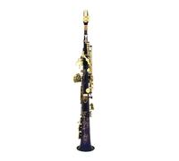 Sassofono Contralto Diritto In Ottone Professionale Sib Si Bemolle Sax Saxfone Conchiglia Naturale Chiave Intagliata Motivo Multicolore Sax(D)